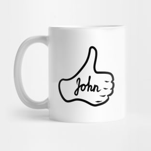 Men name John Mug